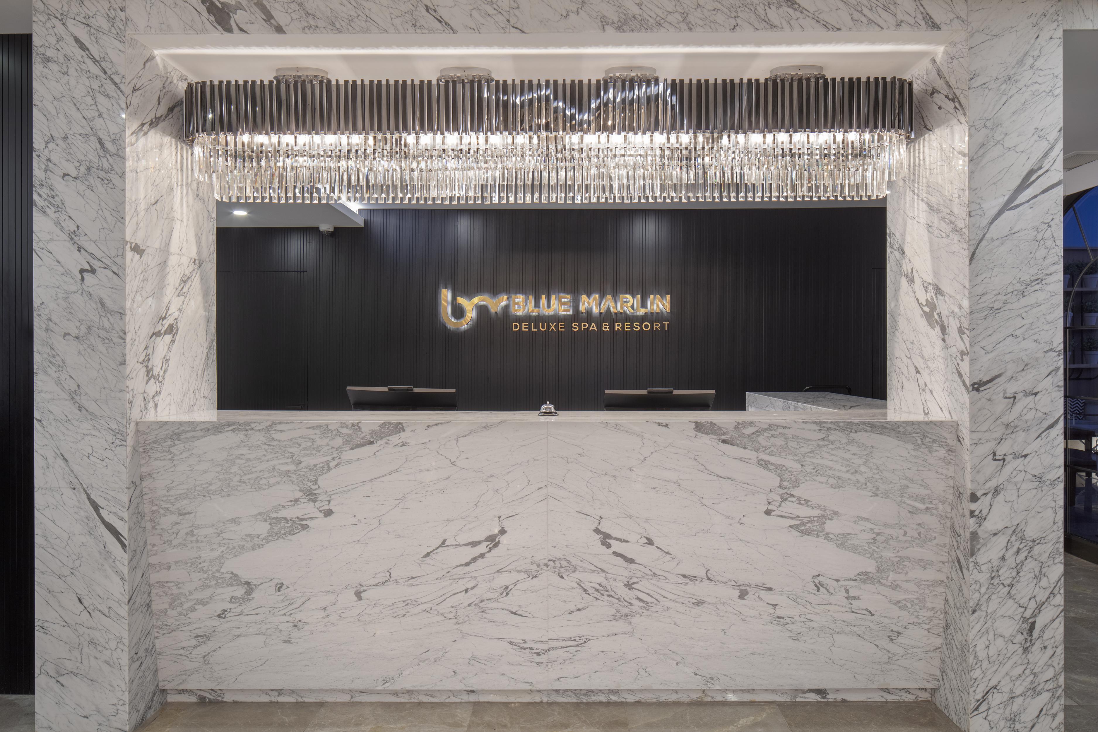 Blue Marlin Deluxe Spa&Resort Konaklı Exterior foto The lobby of the hotel
